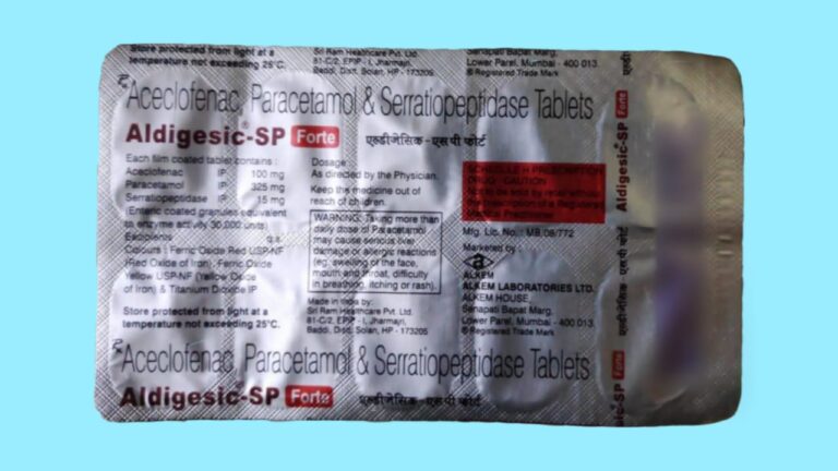 Aldigesic Sp Forte Tablet Uses Side Effects Precautions Pharmbaba
