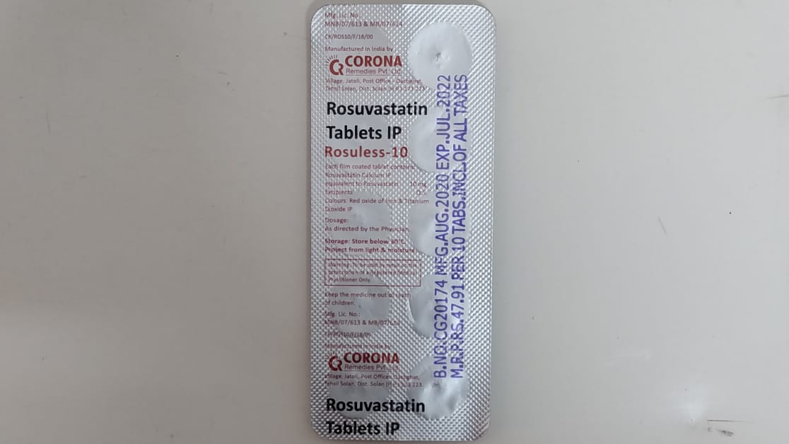 Rosuless 10 Tablet