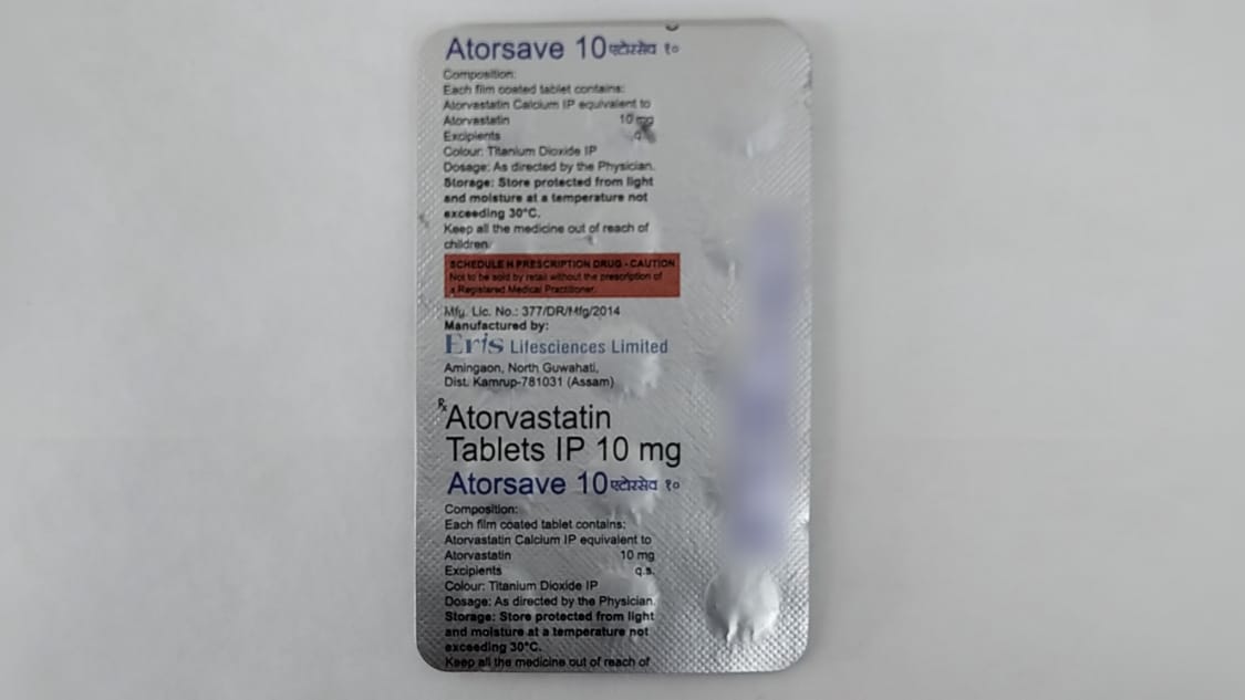 Atorsave 10 Tablet Uses, Side effects, Precautions - PharmBaba