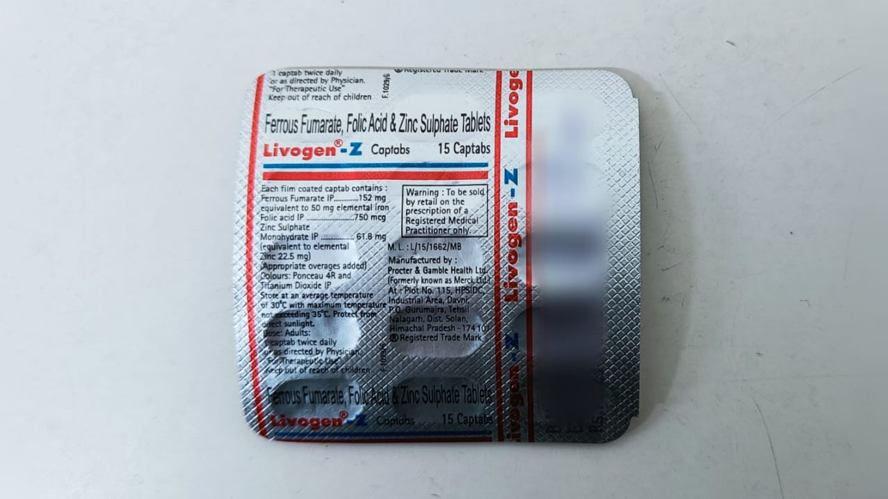 Livogen-Z Tablet Uses, Side effects, Precautions - PharmBaba