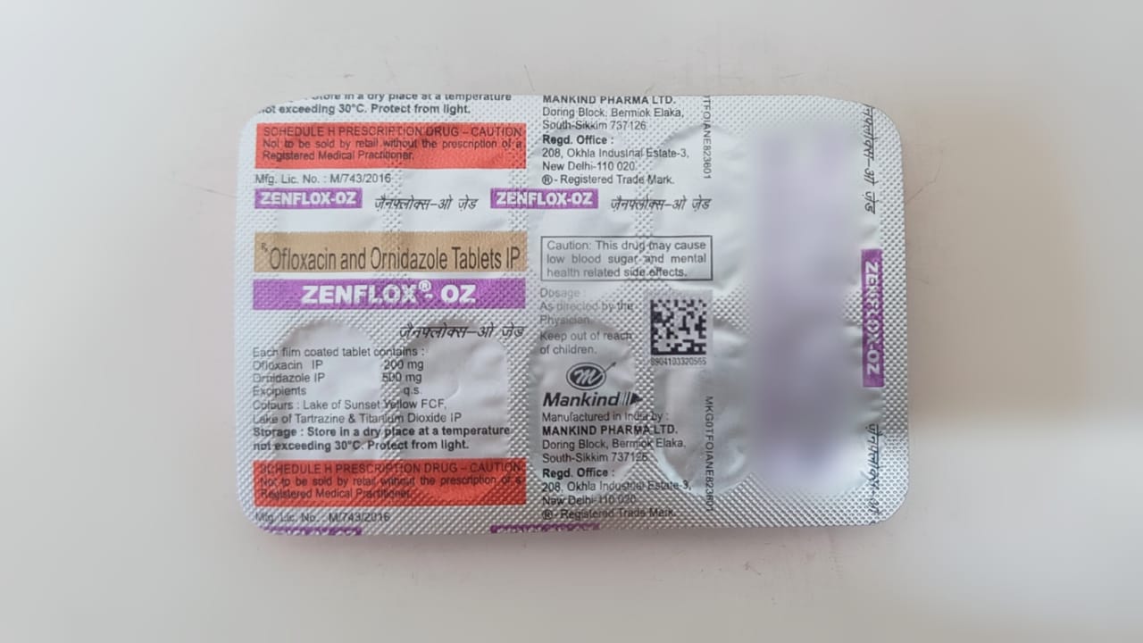 Zenflox-OZ Tablet