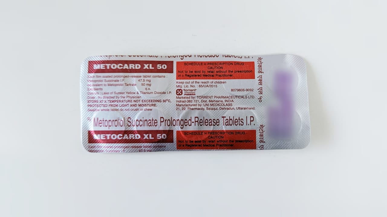 Metocard XL 50 Tablet