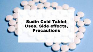 Sudin Cold Tablet